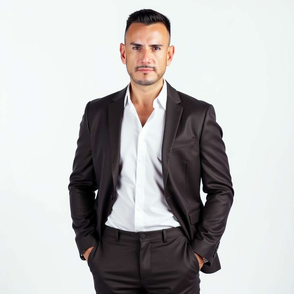 Frank Carmona in a black suit